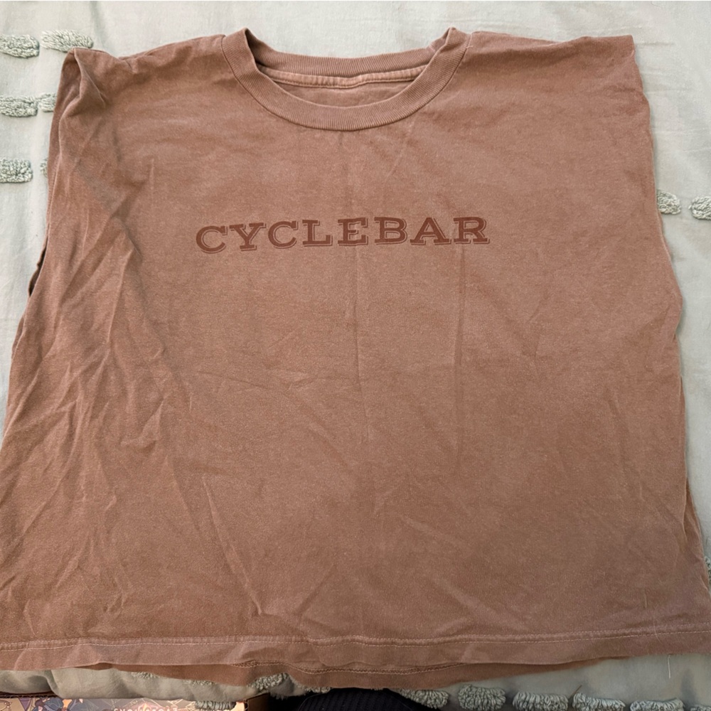 CycleBar Tan Save a Horse Ride a Bike Tank